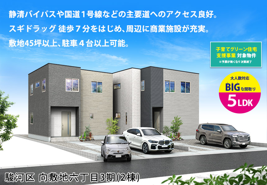 駿河区向敷地六丁目3期(2棟)（静岡）