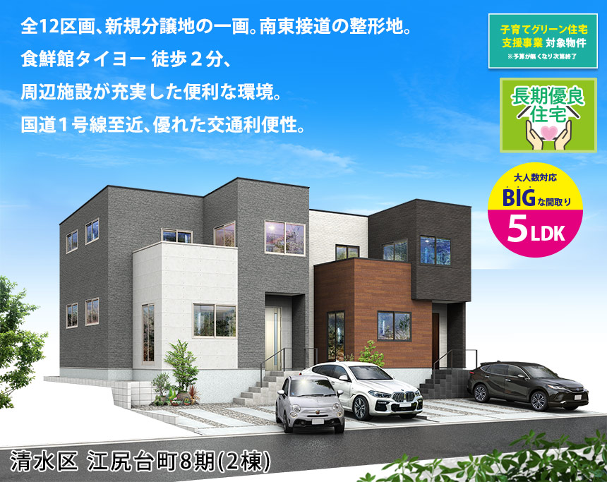 清水区江尻台町8期(2棟)（静岡）