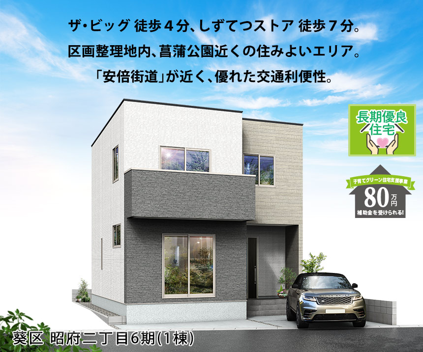 葵区昭府二丁目6期(1棟)（静岡）