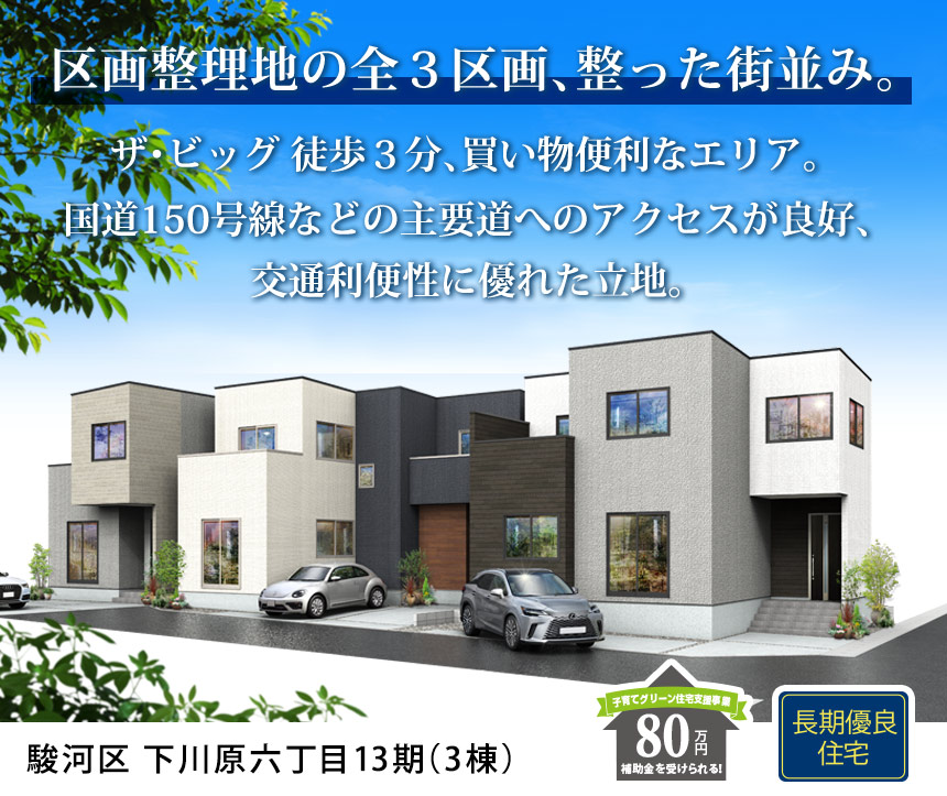 駿河区下川原六丁目13期(3棟)（静岡）