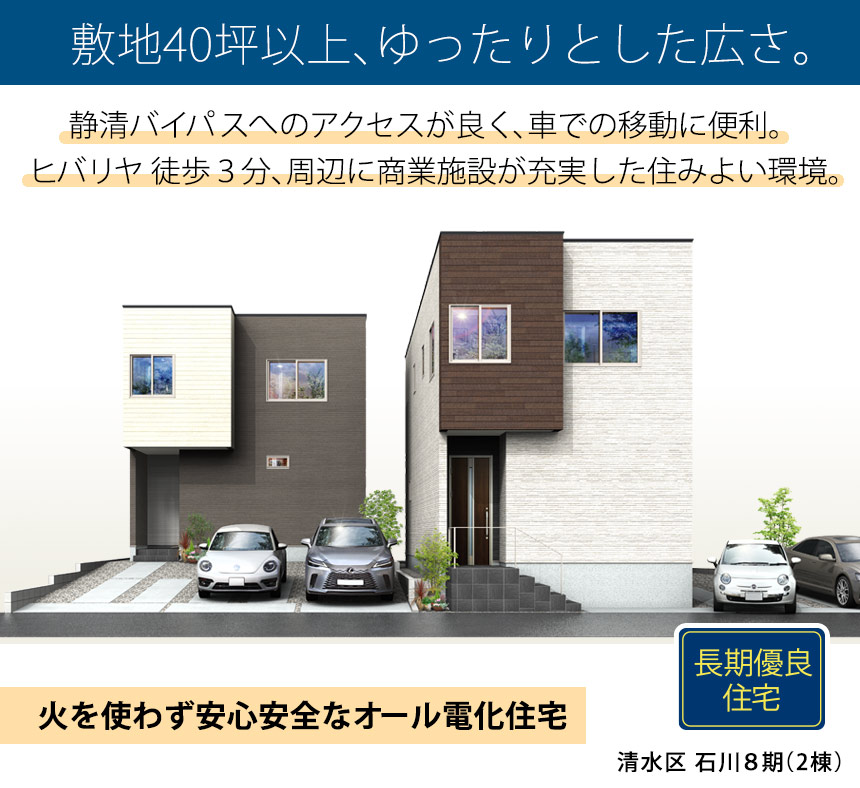 清水区石川8期(2棟)（静岡）