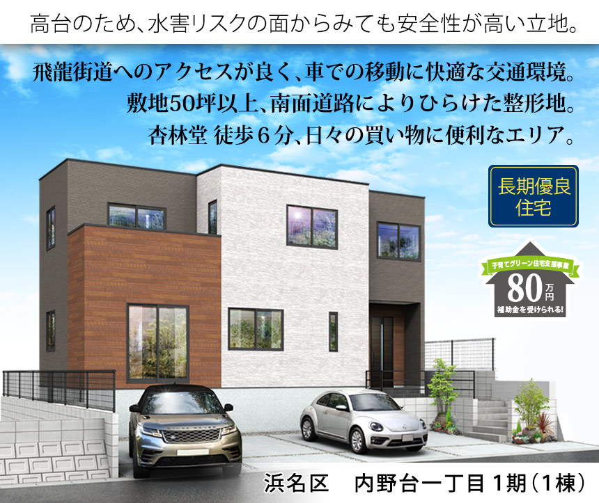 浜名区内野台一丁目１期(1棟)（浜松）