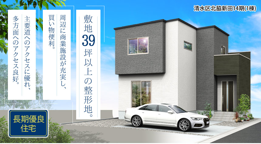 清水区北脇新田14期(1棟)（静岡）