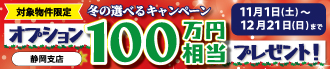 静岡支店 冬のオプションキャンペーン